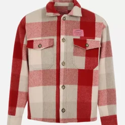 OXBOW COLLECTOR Overshirt IAN - Deep Red Shop