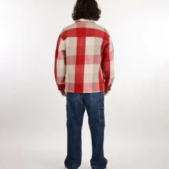 OXBOW COLLECTOR Overshirt IAN - Deep Red Shop