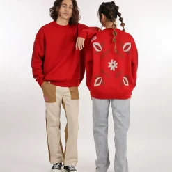 OXBOW COLLECTOR Sweater ALEXANDRE - Deep Red Flash Sale