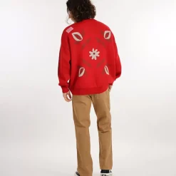 OXBOW COLLECTOR Sweater ALEXANDRE - Deep Red Flash Sale