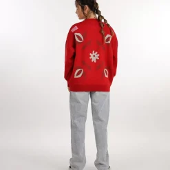 OXBOW COLLECTOR Sweater ALEXANDRE - Deep Red Flash Sale
