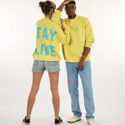 OXBOW COLLECTOR Sweater ALEXANDRE - Citron Cheap