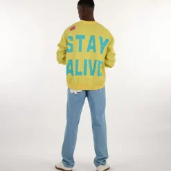 OXBOW COLLECTOR Sweater ALEXANDRE - Citron Cheap