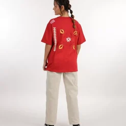 OXBOW COLLECTOR Tee-Shirt ISABELLE - Deep Red Cheap