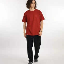 OXBOW COLLECTOR Tee-Shirt RAOUL - Grenat Flash Sale