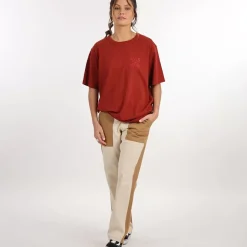 OXBOW COLLECTOR Tee-Shirt RAOUL - Grenat Flash Sale