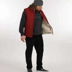 OXBOW Down jacket JELKOR - Grenat Fashion