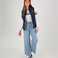 OXBOW Down jacket JUNA - Deep Marine Store