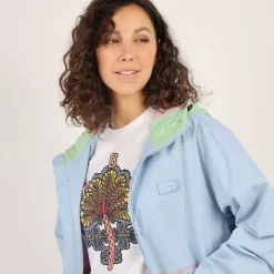 OXBOW Jacket JOAQUIM - Light Blue Flash Sale