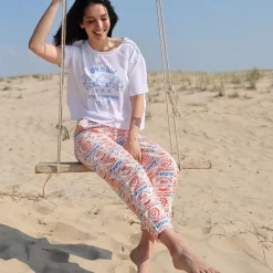 OXBOW Pants RODRIGUE - White Sale