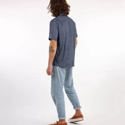 OXBOW Shirt CHAKS - Deep Marine Cheap