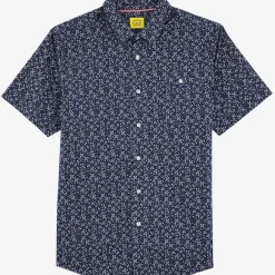 OXBOW Shirt CHEPRIM - Deep Marine Flash Sale