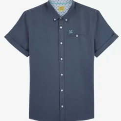 OXBOW Shirt COMMI - Deep Marine Cheap