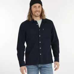 OXBOW Shirt CORTIL - Deep Marine Cheap