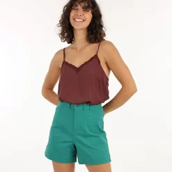 OXBOW Shorts OKITA - Palm Green Outlet