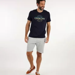 OXBOW Shorts OLOT - Heather Grey Best Sale