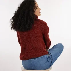 OXBOW Sweater PALLY - Grenat Fashion