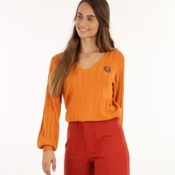 OXBOW Sweater PEGASE - Ocre Sale