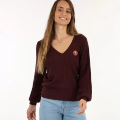 OXBOW Sweater PEGASE - Terre Brulée Terre Brulu00e9e Sale