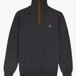 OXBOW Sweater PENZI - Noir Chiné Heather Black Fashion