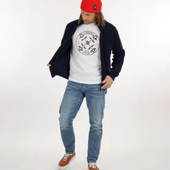 OXBOW Sweater PERALF - Deep Marine Cheap