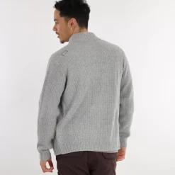 OXBOW Sweater PERALF - Gris Chiné Heather Grey Flash Sale