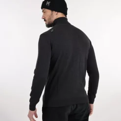 OXBOW Sweater PEROL - Noir Chiné Heather Black Flash Sale