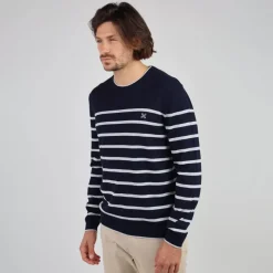 OXBOW Sweater PEROM - Deep Marine Chiné Heather Deep Marine Shop