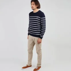 OXBOW Sweater PEROM - Deep Marine Chiné Heather Deep Marine Shop