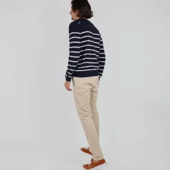 OXBOW Sweater PEROM - Deep Marine Chiné Heather Deep Marine Shop