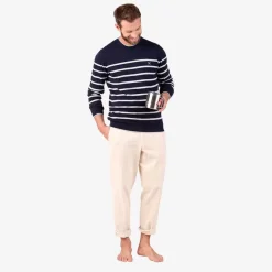 OXBOW Sweater PEROM - Heather Deep Marine Clearance