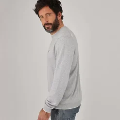 OXBOW Sweater PERONI - Gris Chiné Heather Grey Shop