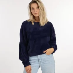 OXBOW Sweater PERSEPHONE - Navy Flash Sale