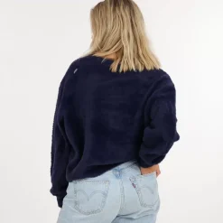 OXBOW Sweater PERSEPHONE - Navy Flash Sale