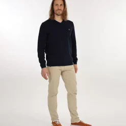 OXBOW Sweater PIVEGA - Deep Marine Chiné Heather Deep Marine Fashion