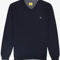 OXBOW Sweater PIVEGA - Deep Marine Chiné Heather Deep Marine Fashion