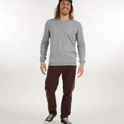 OXBOW Sweater PIVEGA - Gris Chiné Heather Grey Best Sale