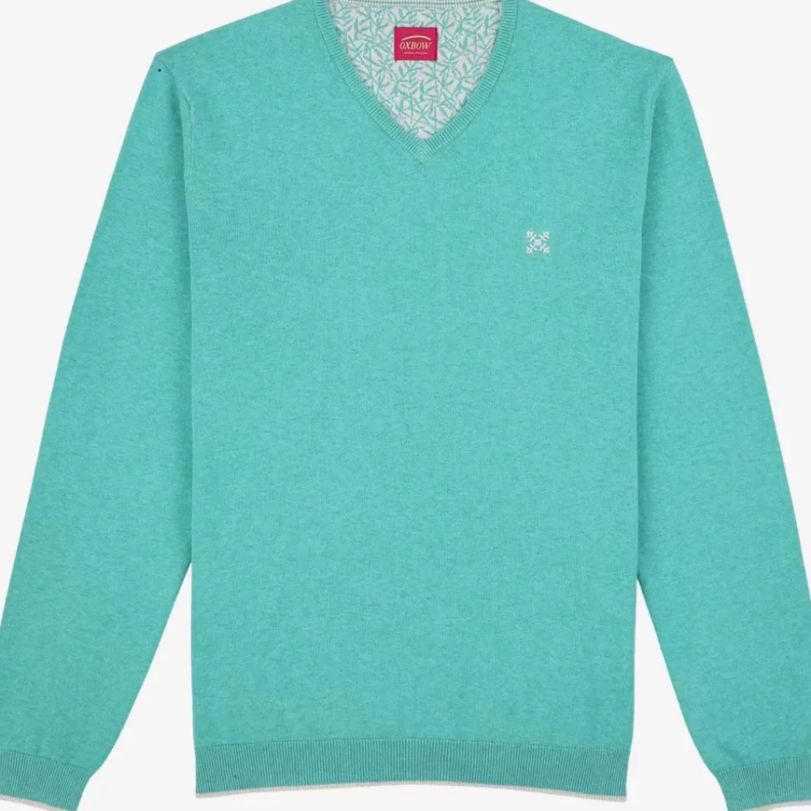 OXBOW Sweater PIVEGA - Heather Turquoise Hot