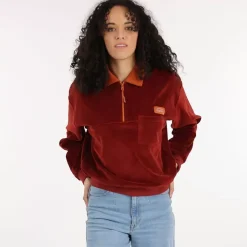 OXBOW Sweatshirt SABRINA - Grenat Outlet