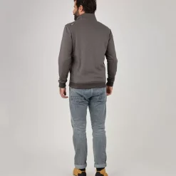 OXBOW Sweatshirt SAKOP - Anthracite Chiné Heather Anthracite Cheap