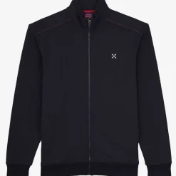 OXBOW Sweatshirt SAKOP - Deep Marine Chiné Heather Deep Marine Sale