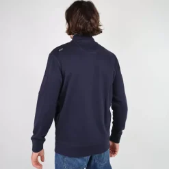 OXBOW Sweatshirt SALTCOATS - Deep Marine Chiné Heather Deep Marine Outlet