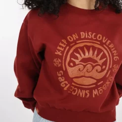 OXBOW Sweatshirt SARDINI - Grenat Best Sale