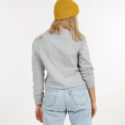 OXBOW Sweatshirt SHEEKY - Gris Chiné Moyen Mid Heather Grey Flash Sale