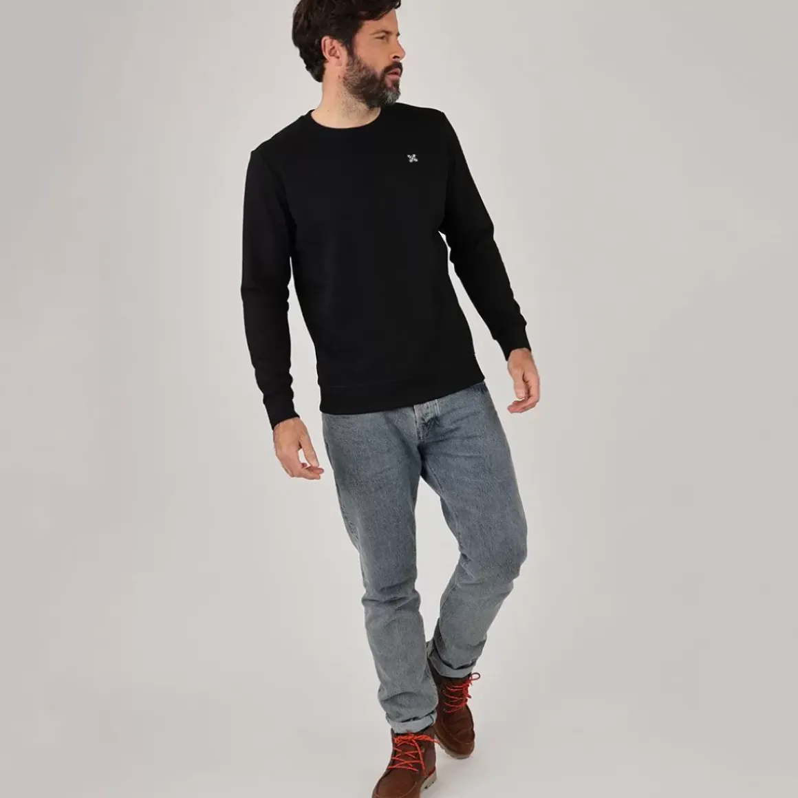 OXBOW Sweatshirt SOUET - Noir Black Discount