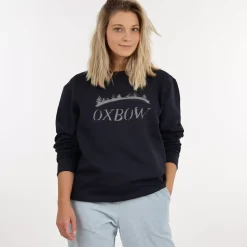 OXBOW Sweatshirt STEGA - Deep Marine Best Sale
