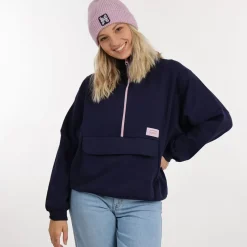 OXBOW Sweatshirt SUSAN - Navy Best Sale