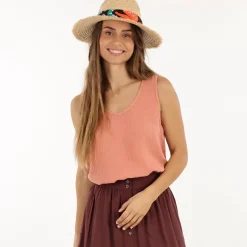 OXBOW Tank top CALLUMA - Cannelle Cheap