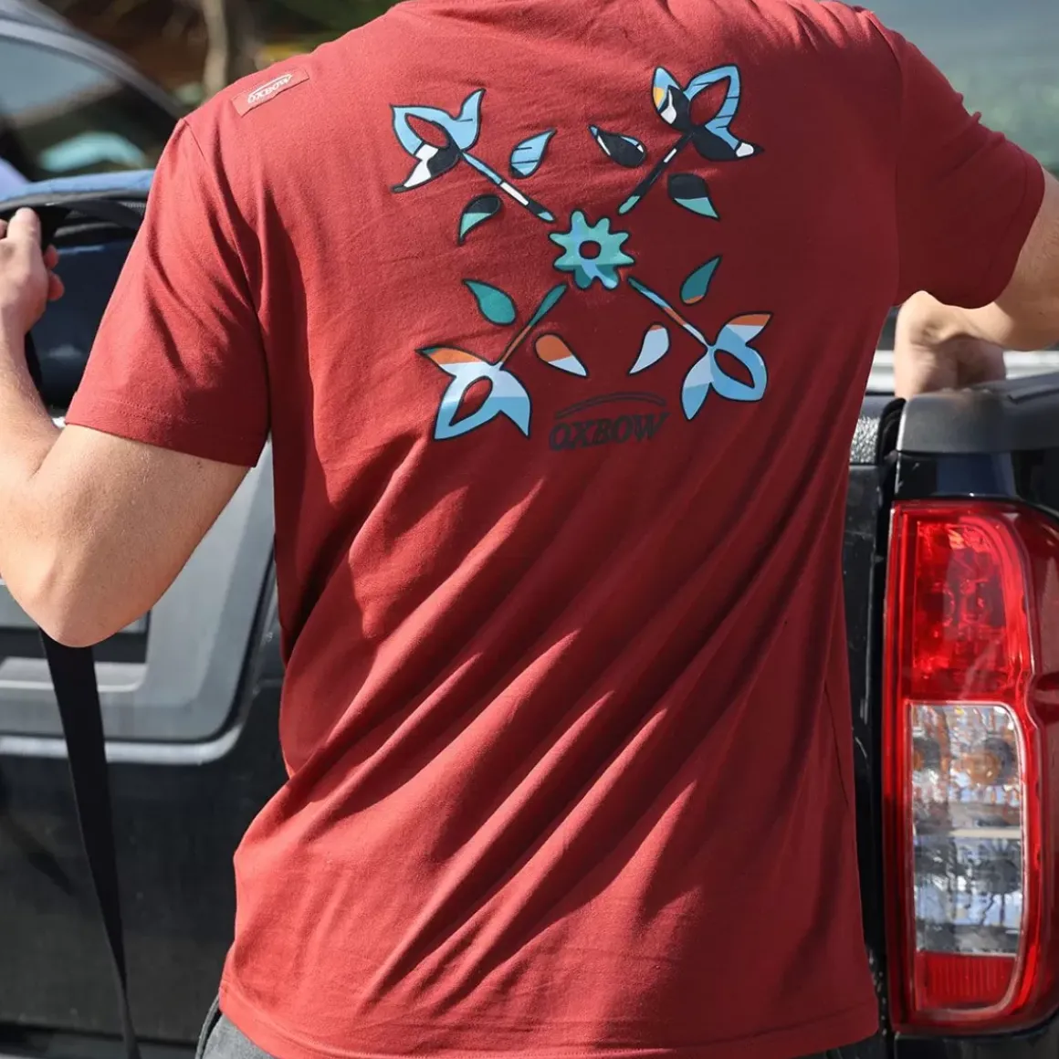 OXBOW Tee-Shirt TAGTAN - Grenat Cheap