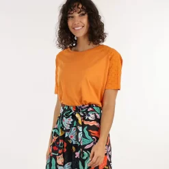 OXBOW Tee-Shirt TANK - Ocre Flash Sale